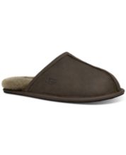 Mens leather hotsell slippers macys