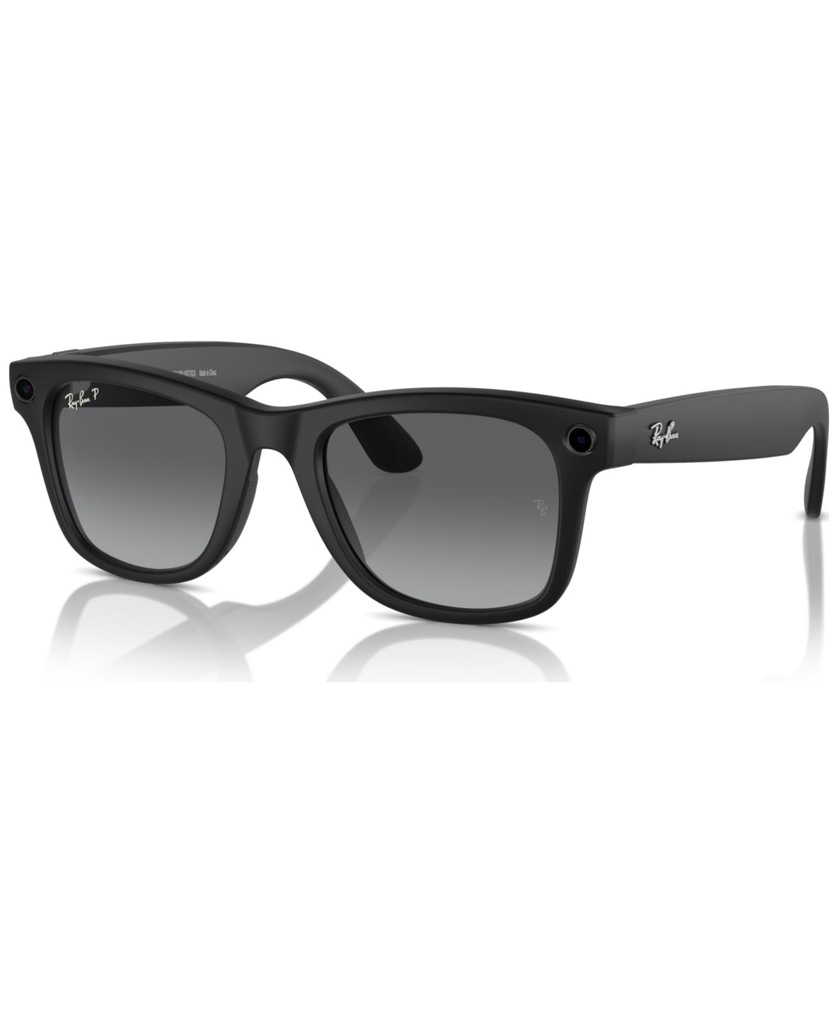 Женские солнцезащитные очки Ray-Ban Unisex AI Meta Gen1 Wayfarer Polarized Gradient Sunglasses, RW4006 — фото 1