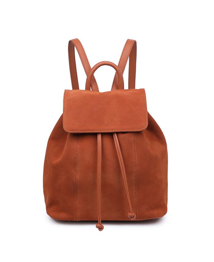 Moda luxe suede backpack shop