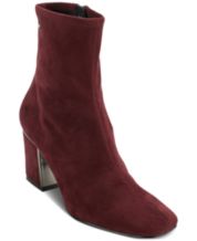 Macys womens red booties hot sale