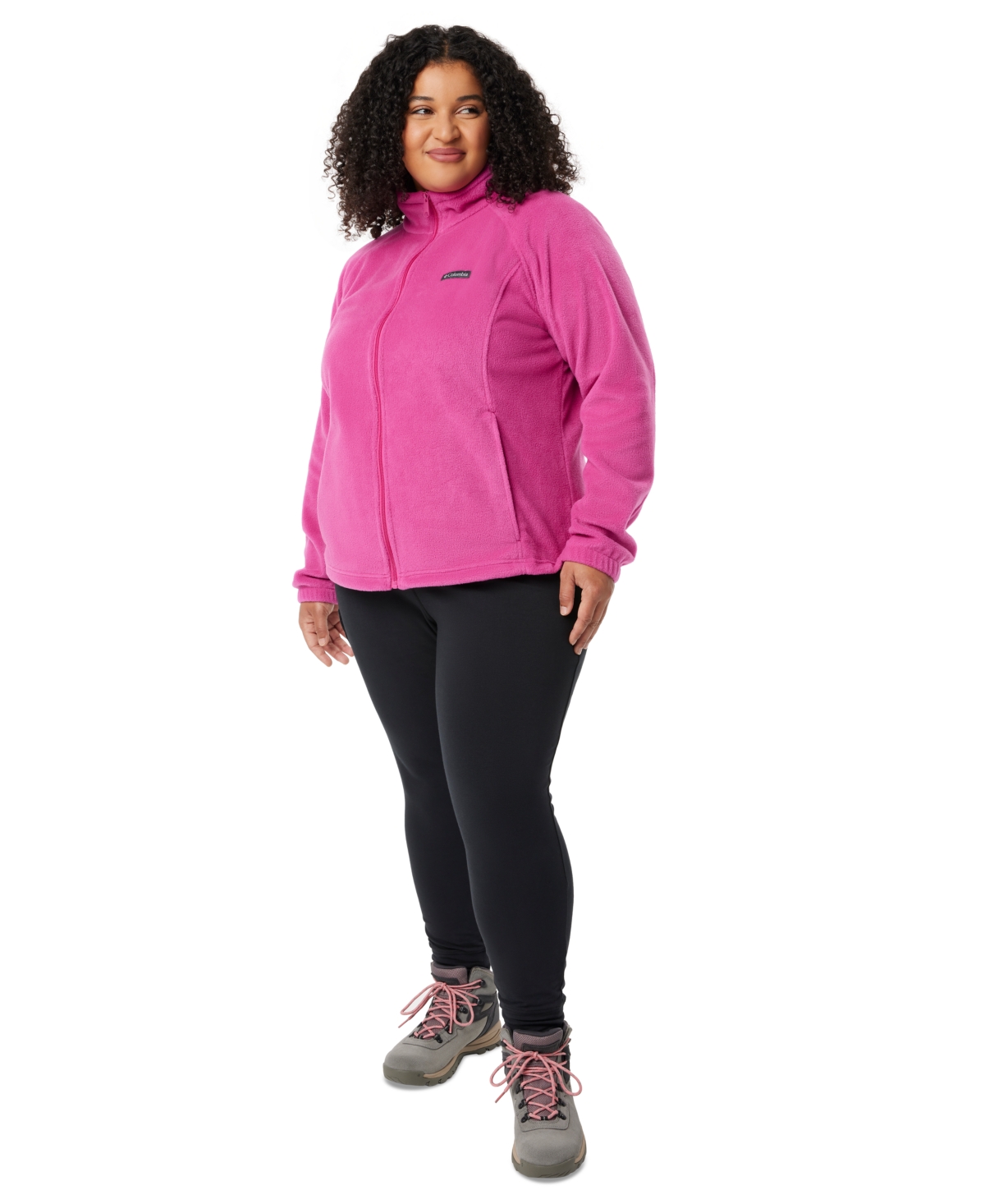 Columbia Women's Benton Springs Fleece Jacket, Xs-3x In Fuchsia