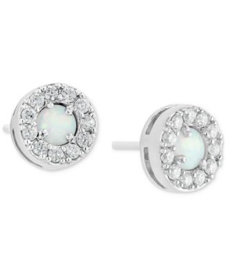 Macy's - Pav&eacute; Tiny Bird Stud Earrings in Sterling Silver