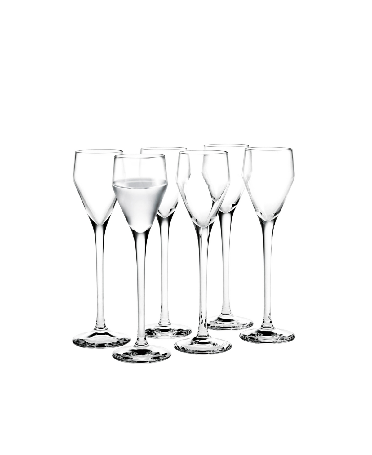 Rosendahl Holmegaard Perfection 1.9 oz Shot Glasses. Set Of 6 In Clear