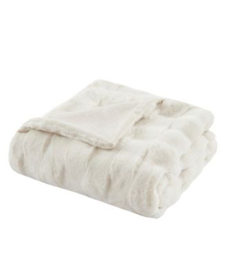 Vivienne Faux Fur Throw, 50" x 60"
