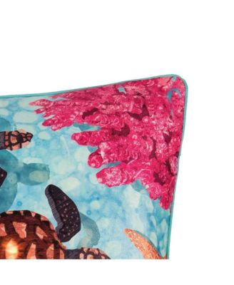 Baby Turtle Light-Up LED Accent Throw Pillow