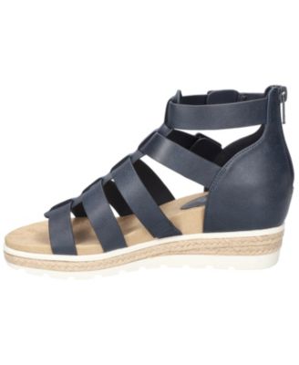 Women's Simone Zip Wedge Sandals
