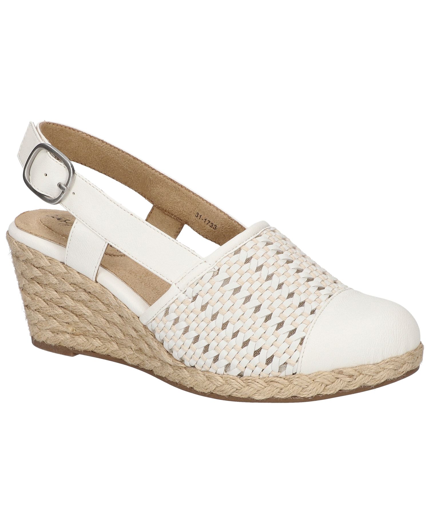 Women's Taffy Buckle Slingback Espadrille Wedges