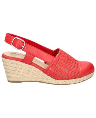 Women's Taffy Buckle Slingback Espadrille Wedges
