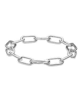 ME Sterling Silver Link Chain Bracelet