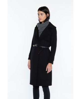 Women's Cashmere Wool Double-faced Overcoat