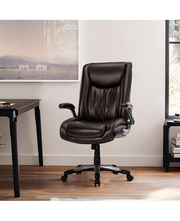 COLAMY Big and Tall PU Leather Office Chair Macy's