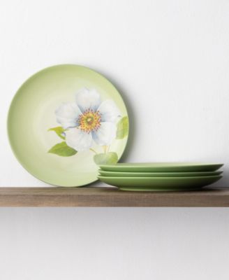 Colorwave Floral Accent Plates, Set of 4