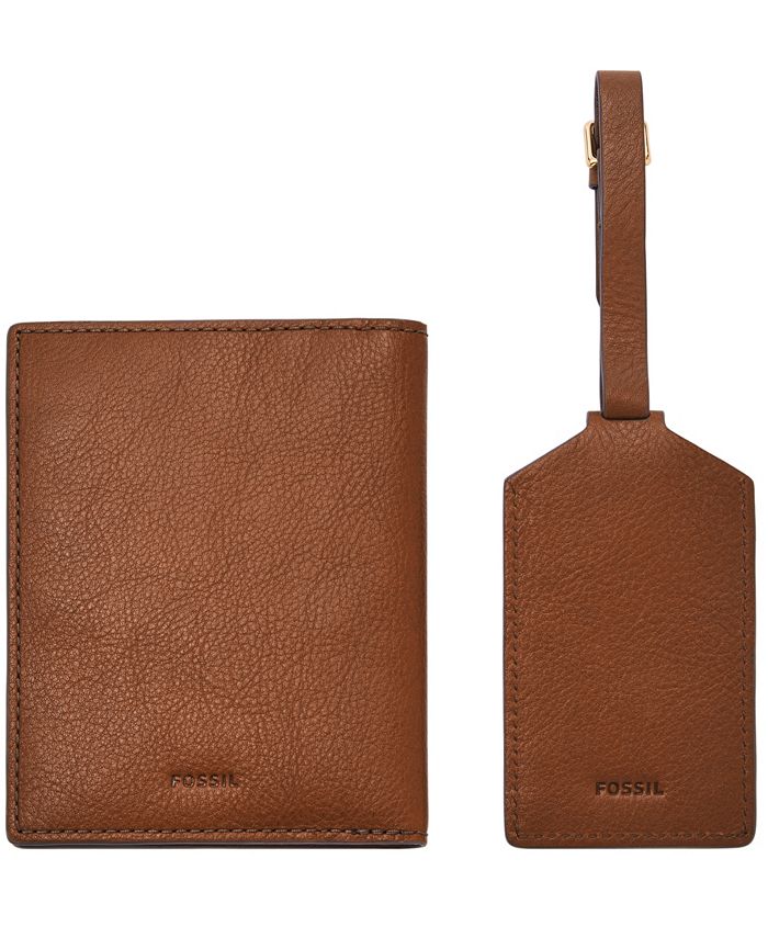 Fossil Passport Case and Luggage Tag Gift Set Macy's