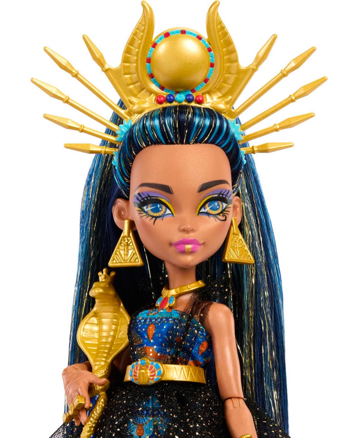 Shop Monster High Cleo De Nile Doll In Monster Ball Party Dress With Accessories In Multi-color