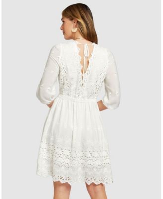 Women's Sweet Talk Eyelet Mini Dress