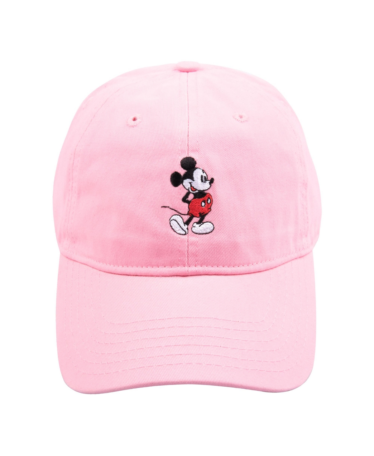 Disney Mickey Mouse Embroidered Cotton Adjustable Dad Hat with Curved Brim - Royal