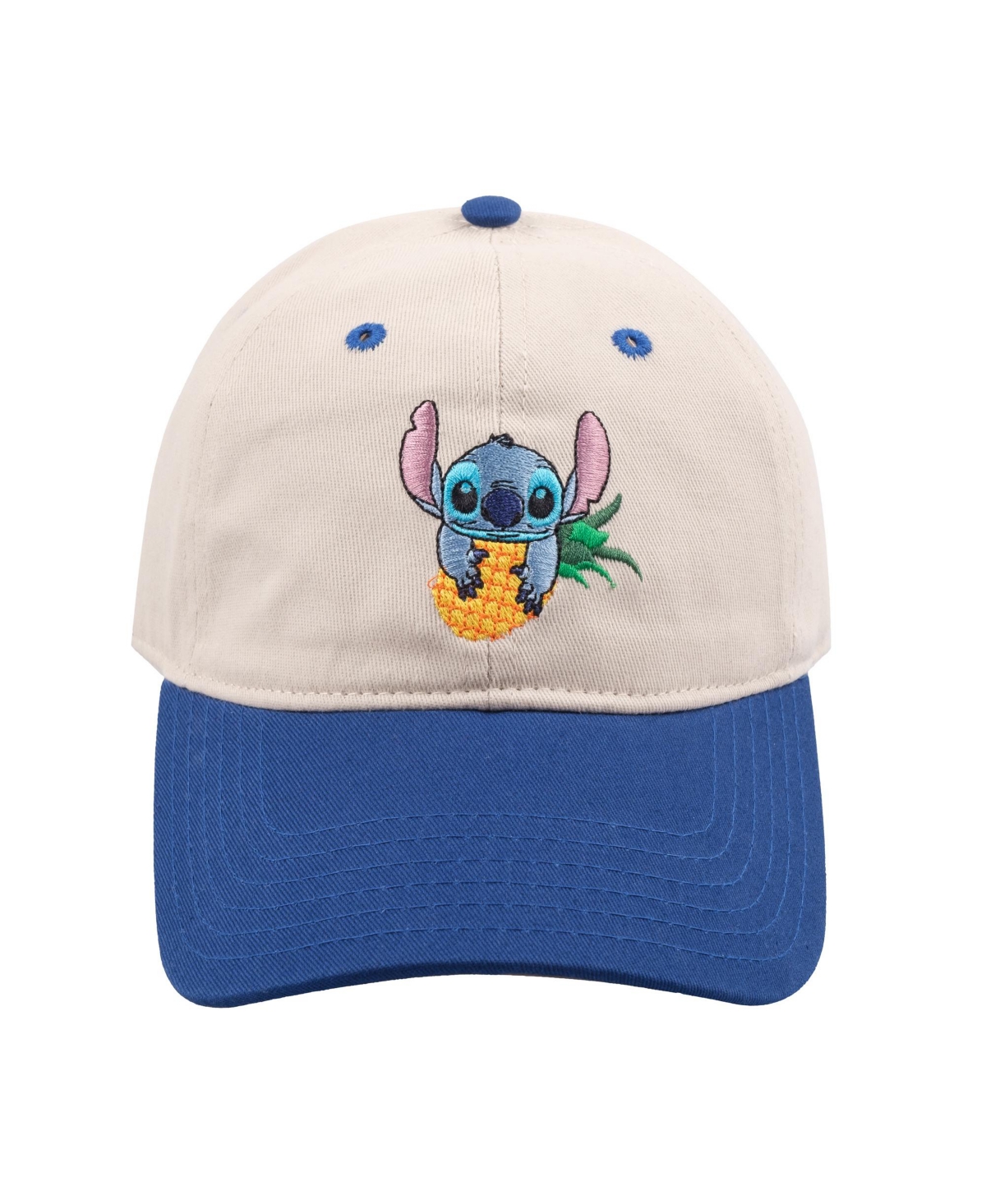 Disney's Lilo and Stitch Adjustable Baseball Hat with Curved Brim - Navy