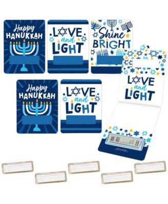 Big Dot Of Happiness Hanukkah Menorah - DIY Assorted Chanukah Holiday ...