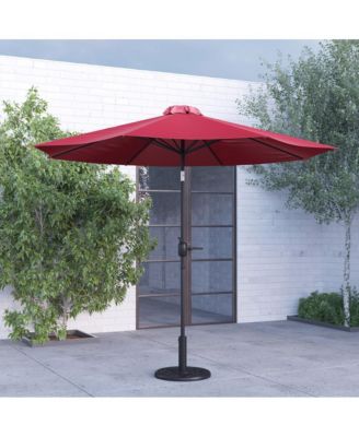 30 Lb. Universal Cement Patio Umbrella Base With Weatherproof Polymer Coating