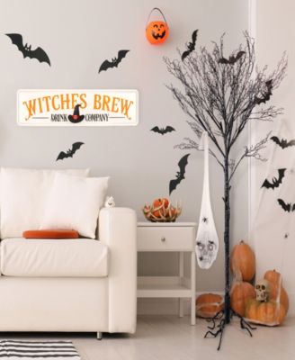 National Tree Company 27" Animated Halloween Sound-Activated Hanging Skull