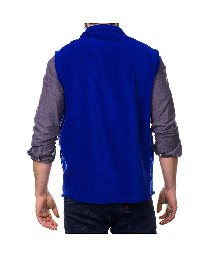 Alpine Swiss Mens Full Zip Up Fleece Vest Lightweight Warm Sleeveless