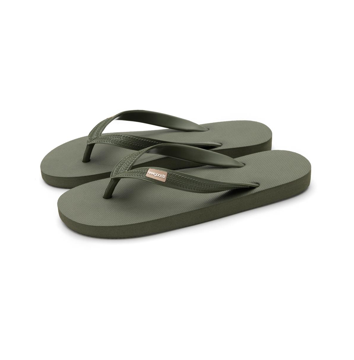Women s Classicz Core Natural Rubber Flip-Flop Thong Sandals - Lichen