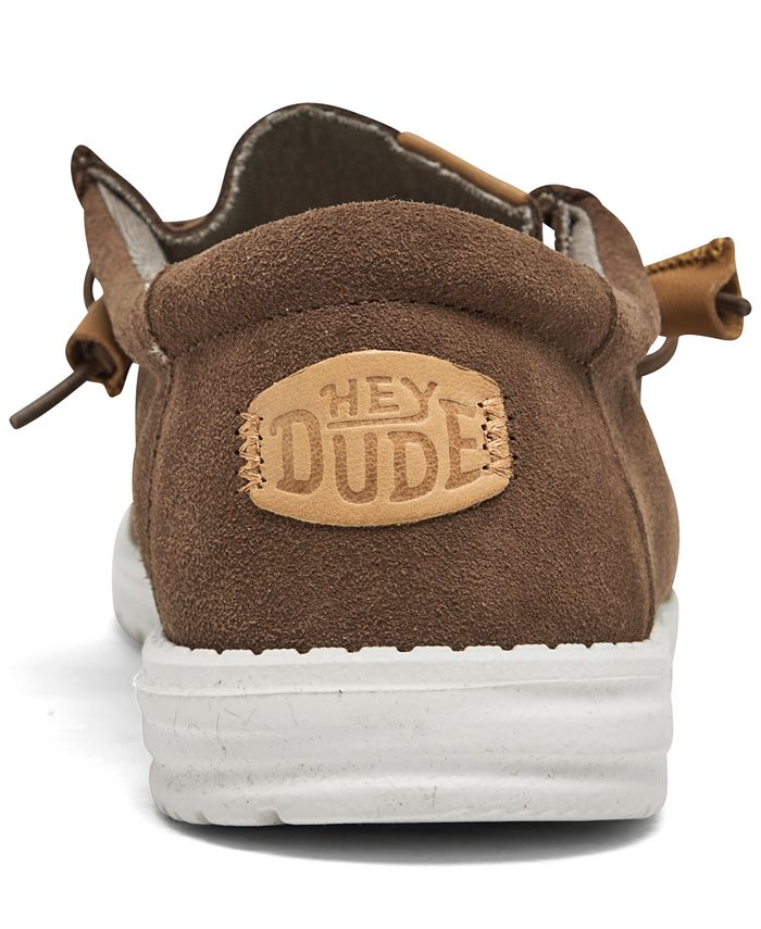 Chocolate Mens Wally Corduroy Slip On Sneaker, Heydude