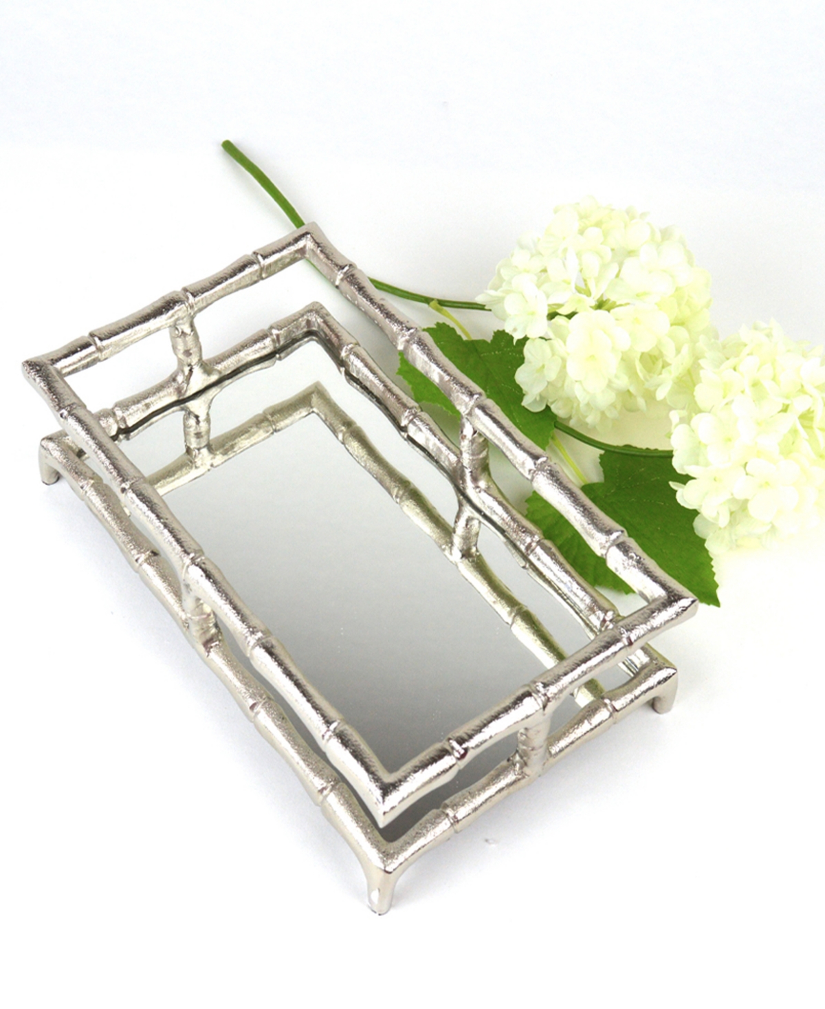 8 Oak Lane Metal Napkin Tray In Silver