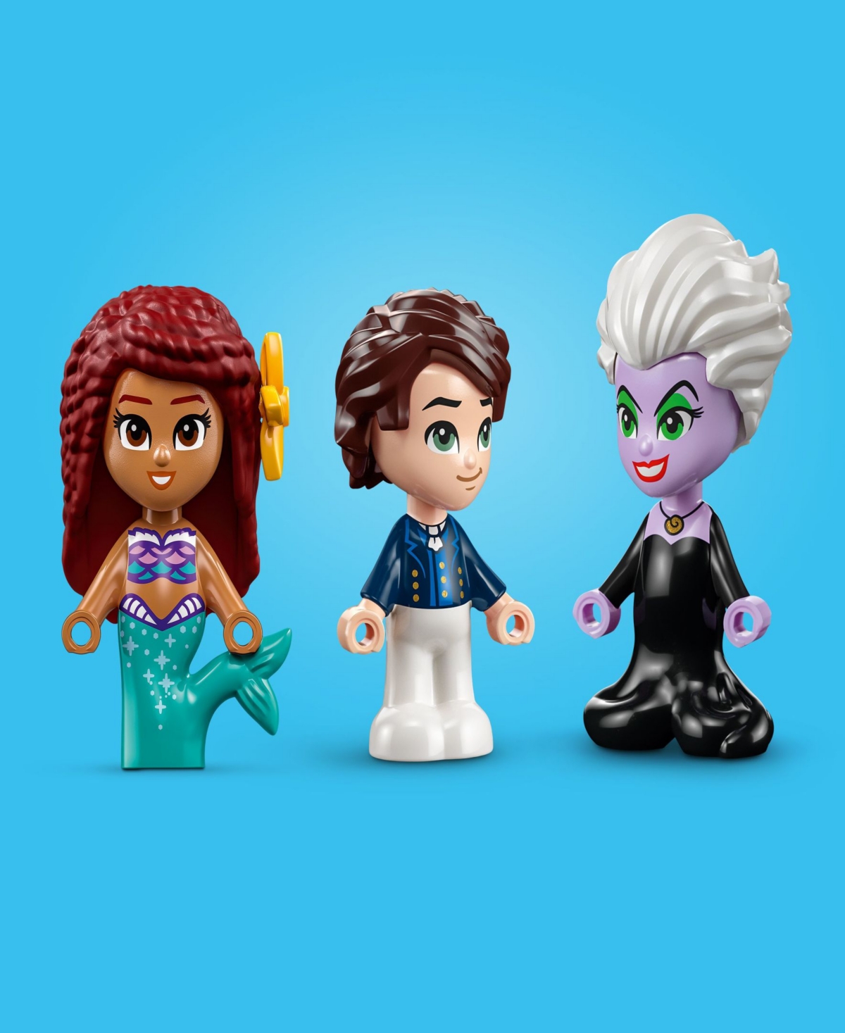 Shop Lego Disney 43213 Princess The Little Mermaid Story Book Toy Building Set With Ariel, Prince Eric, Ursula In Multicolor