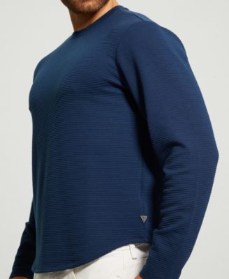 Men's Textured Long-Sleeve T-Shirt