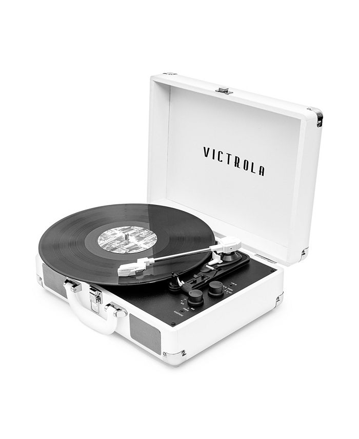 Victrola Journey+ Special Edition Bluetooth Suitcase Record Player - Macy's