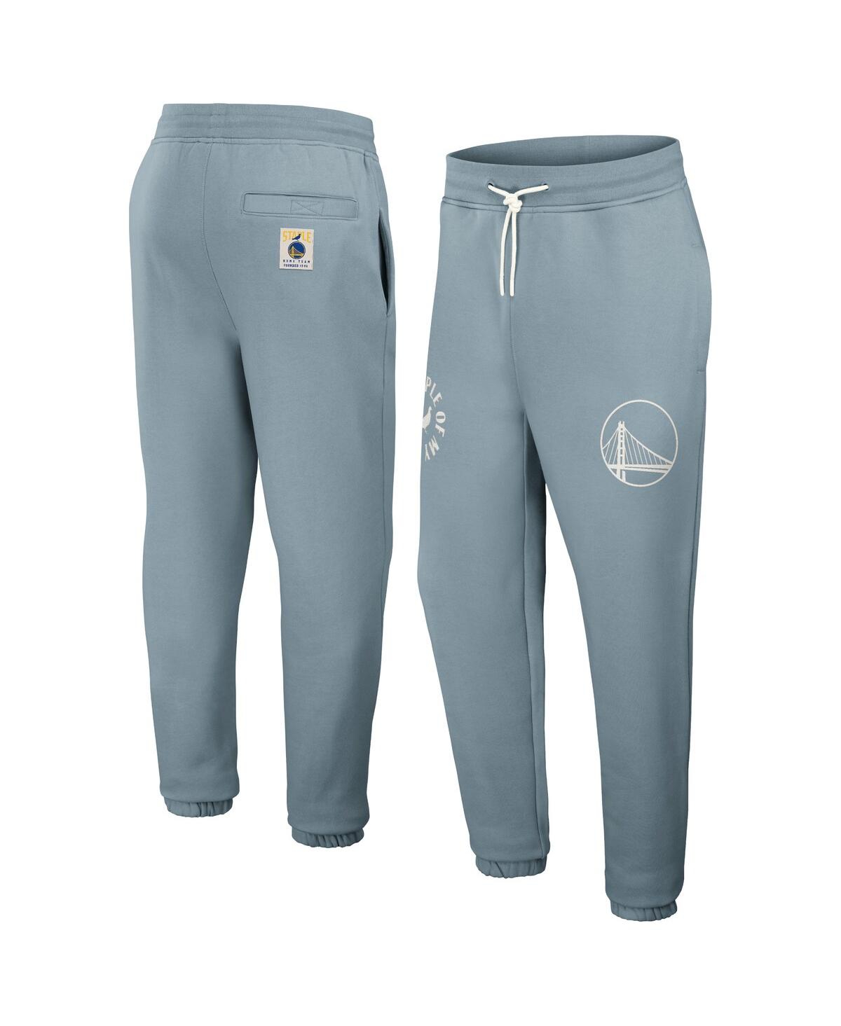 Shop Staple Men's Nba X  Mint Golden State Warriors Plush Sweatpants