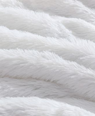 Shaggy Faux Fur 2-Pc. Comforter Set, Twin/Twin XL