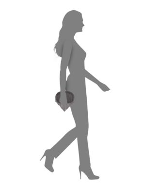 Crystal Chain Draped Minaudiere