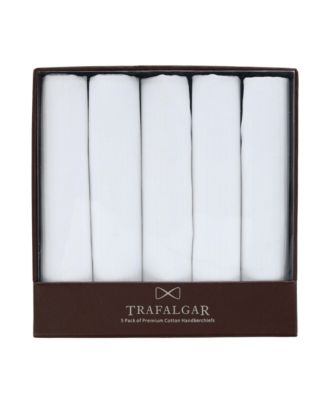 Men's Premium Cotton Handkerchiefs (Box of 5)