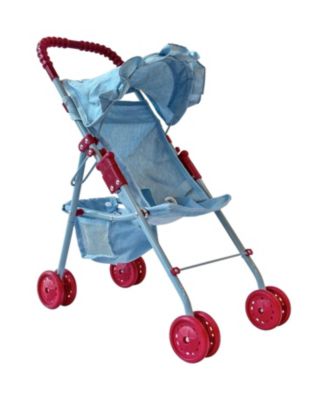 My First Foldable Doll Stroller with Storage Basket, 1-Piece, Ages 3+