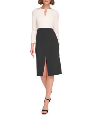 Tommy Hilfiger - Women's Keyhole-Neck Sheath Dress