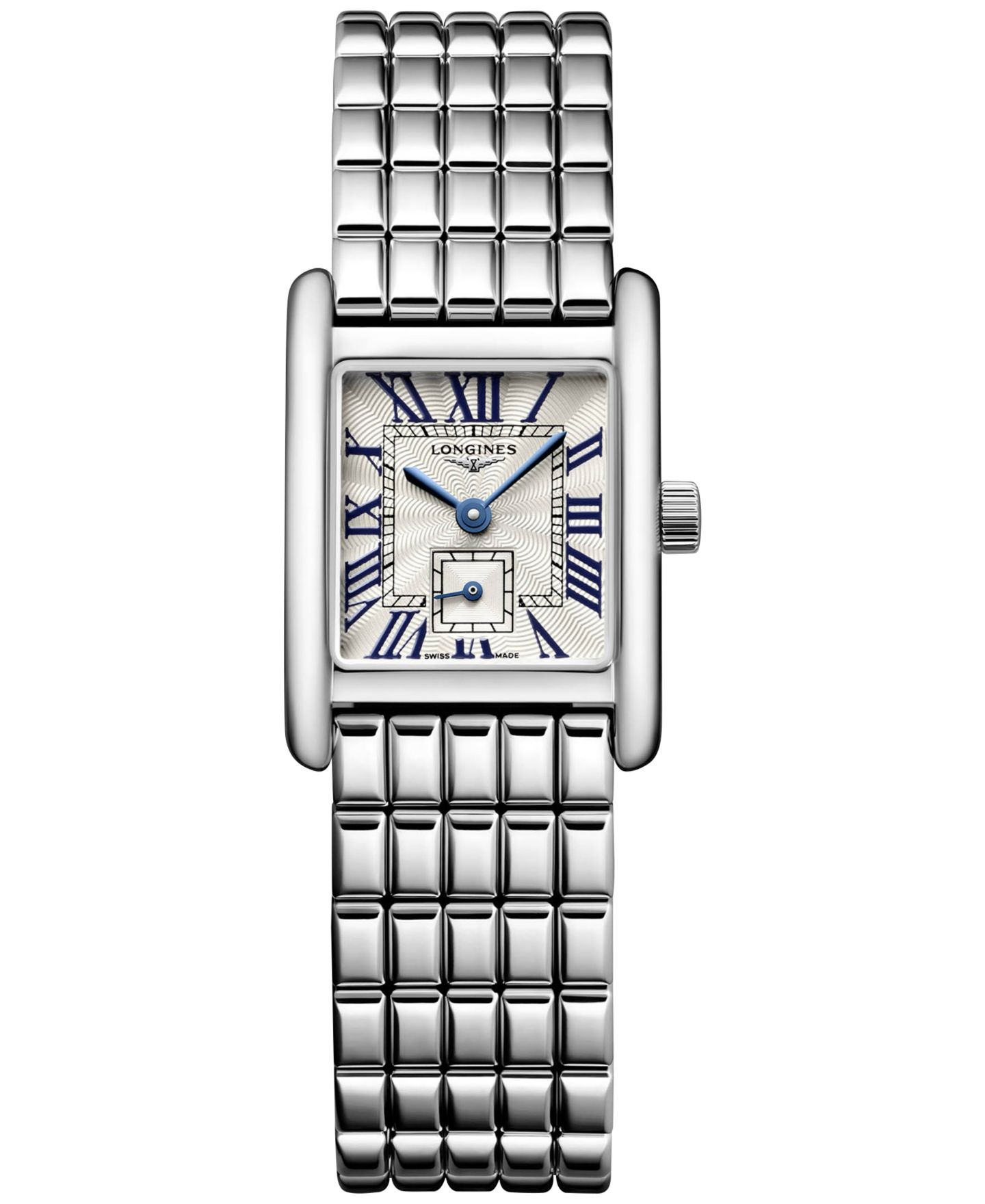 Женские часы Longines Swiss Mini DolceVita Stainless Steel Bracelet Watch 22x29mm — фото 1