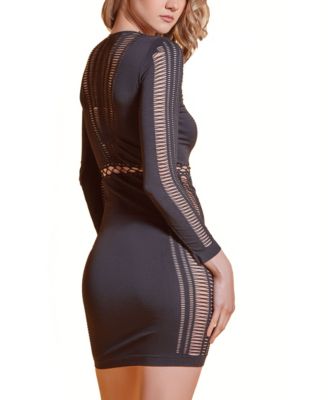 Women's Seamless Shredding Chemise-Mini 1 Pc Lingerie