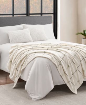 Palmdale Plaid Cozy Plush Throw, 50" x 70"