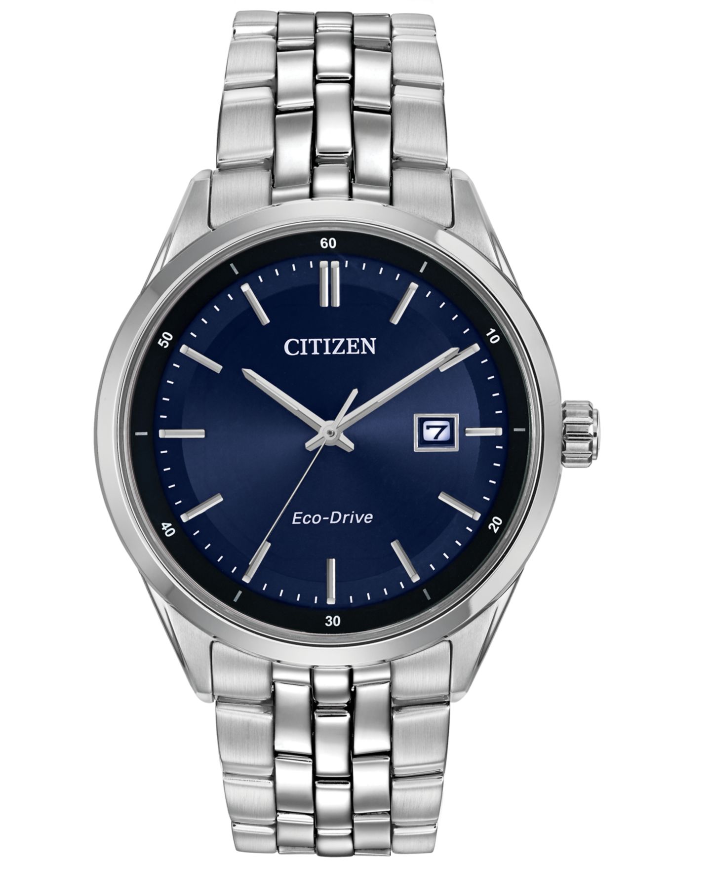 Мужские часы Citizen Eco-Drive Stainless Steel Bracelet Watch 41mm BM7251-53L — фото 1