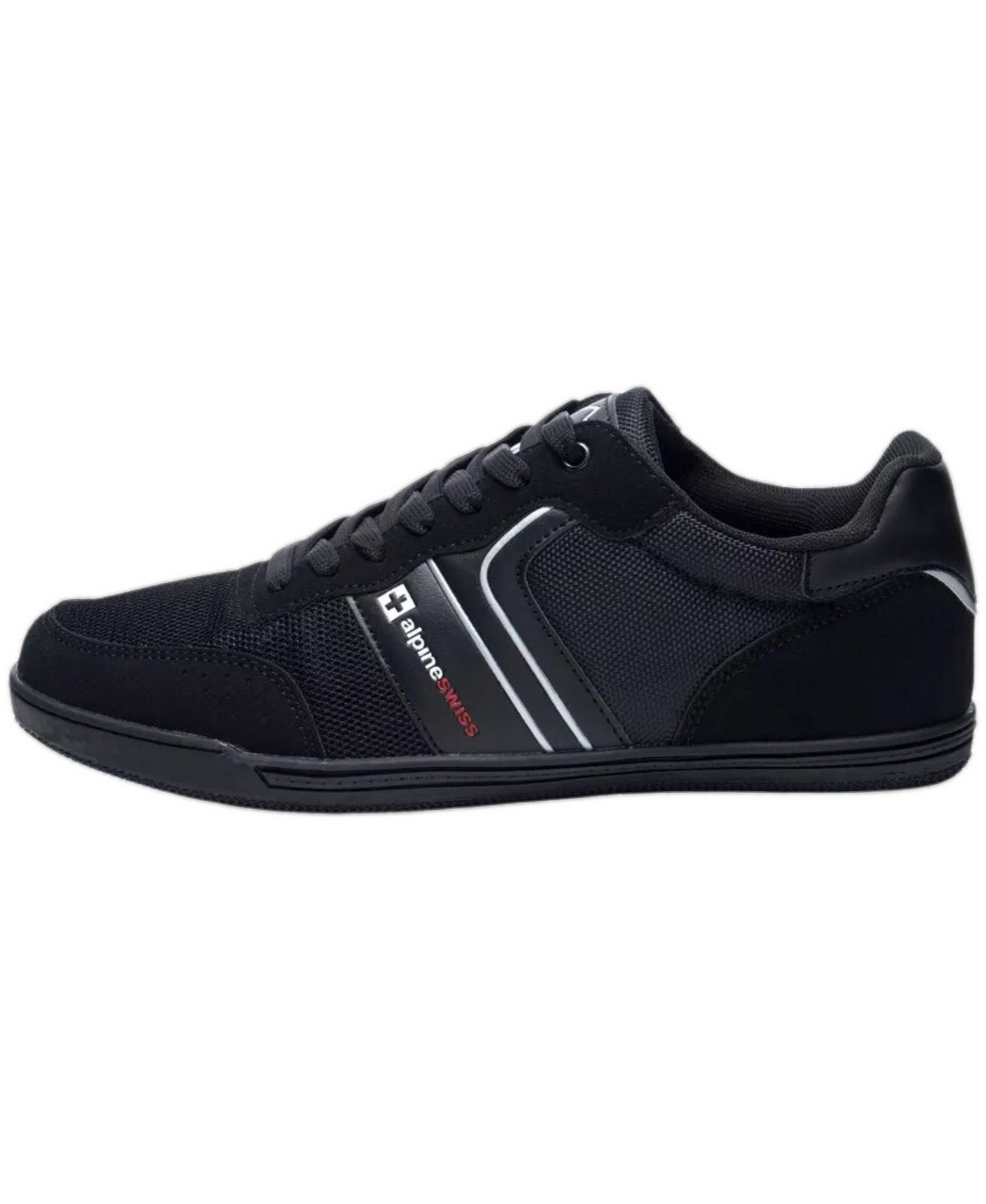 Men's Liam Fashion Sneakers Suede Trim Low Top Lace Up Tennis Shoes