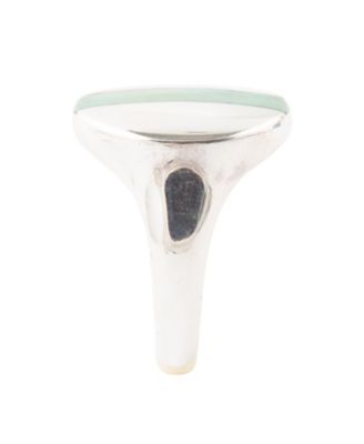 Signet Bronze Circle Band Ring