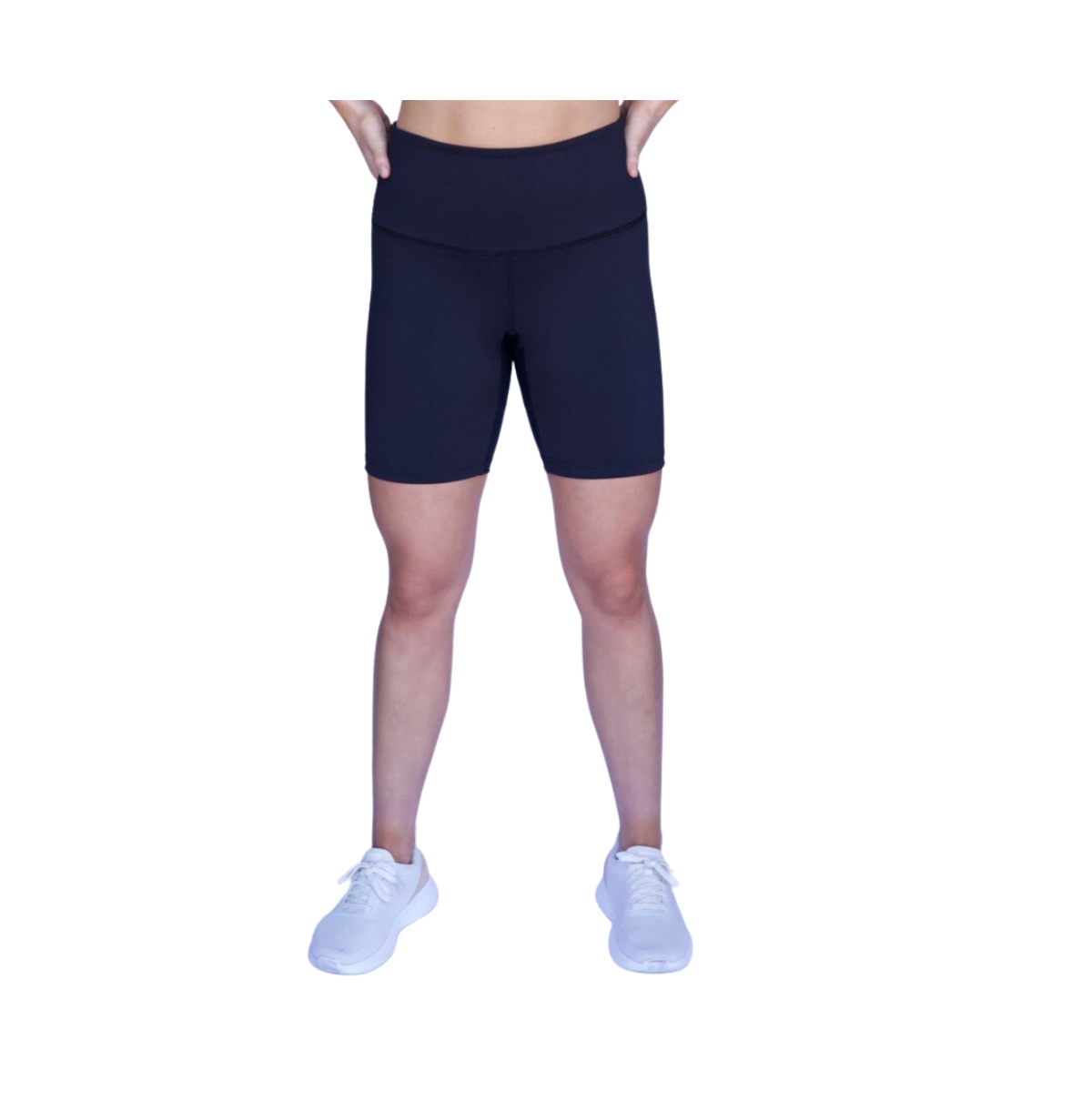 Women's Leakproof Activewear 7" Shorts For Bladder Leaks and Periods - Black