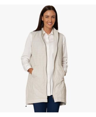 Women's Two-Way Zip Lightly Padded Water-Repellent On The Go Vest