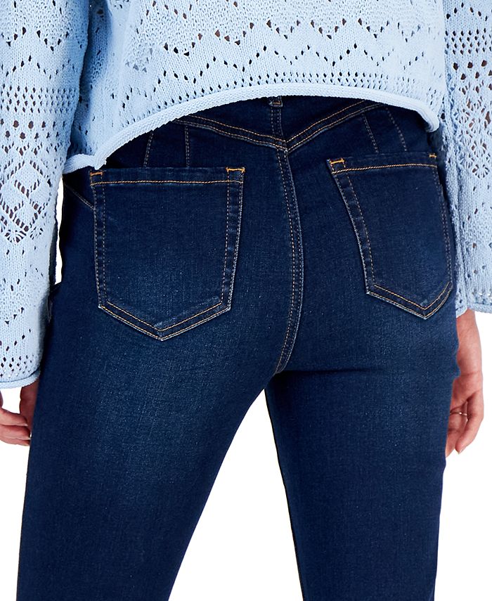 Belted Flare Leg Jeans