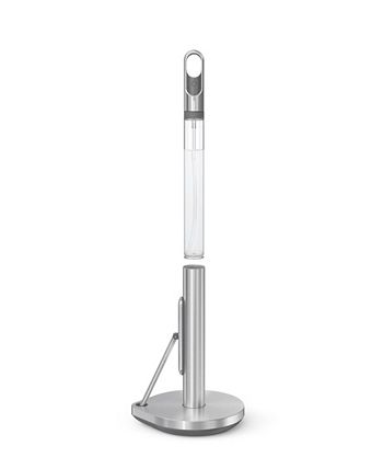 simplehuman Tension Arm Standing White Stainless Steel Paper Towel