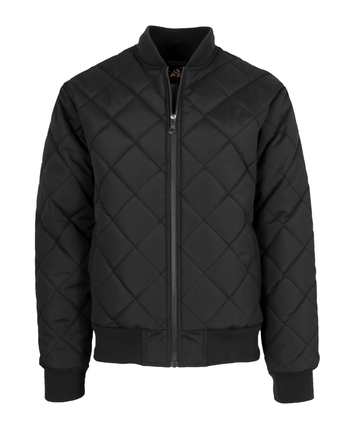 Spire By Galaxy Men's Quilted Bomber Jacket In Black
