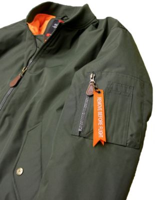 Men's Oversized Heavyweight MA-1 Bomber Flight Jacket