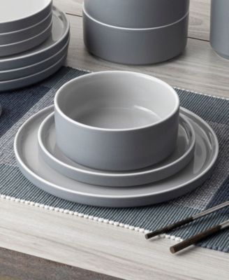 ColorTrio Stax 16 Piece Dinnerware Set, Service for 4